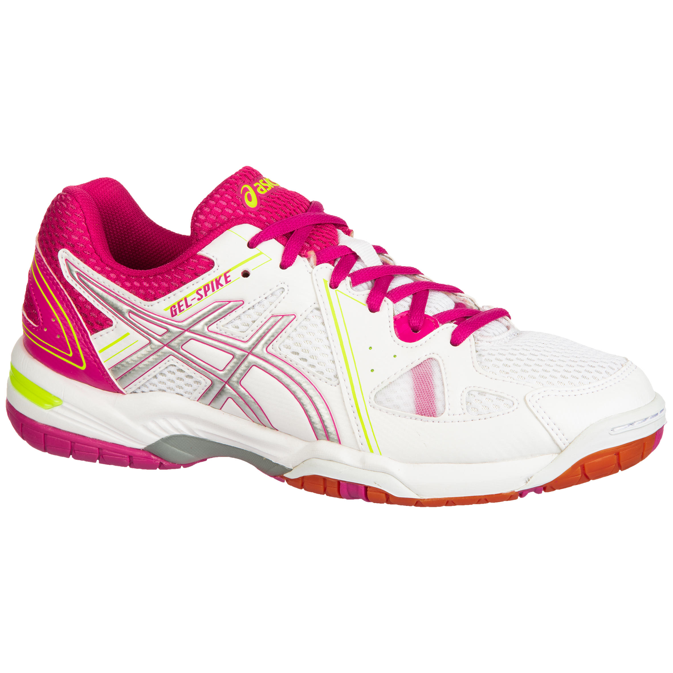 Hallenschuhe Volleyball Asics Gel Spike Damen weiß/rosa Hallenschuhe Volleyball Asics Gel Spike Damen weiß/rosa